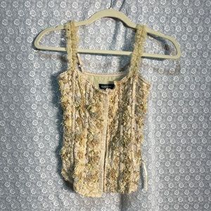 Vintage bebe Corset Lace Top